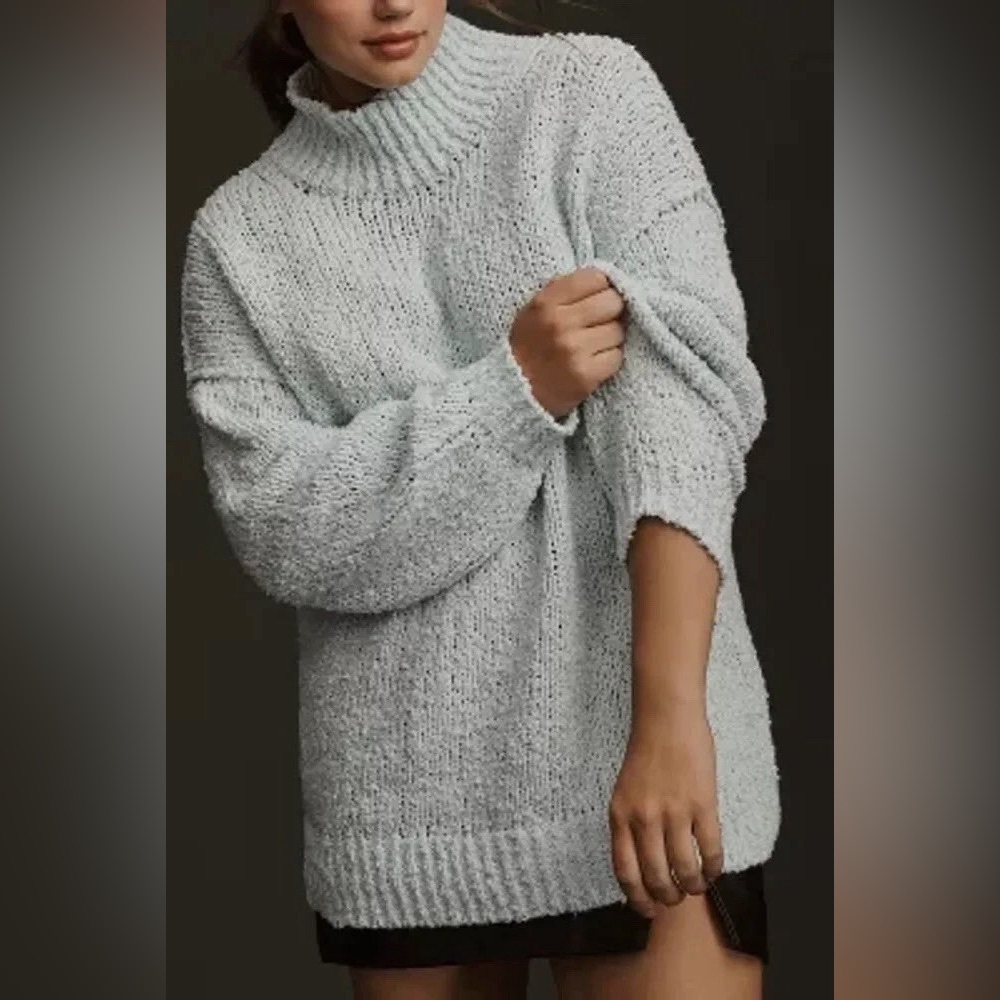 Anthropologie The Need-It Oversized Mock Neck - Picture 5 of 13